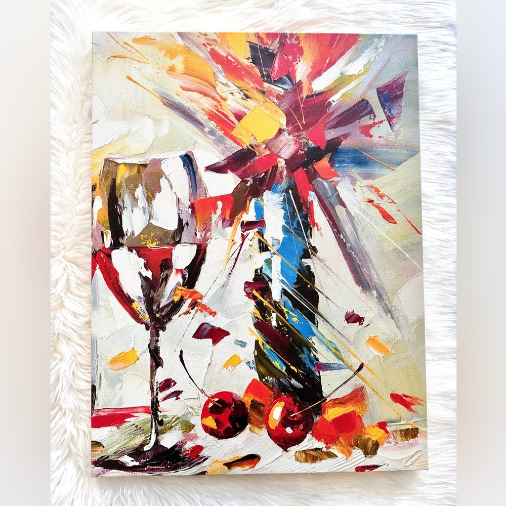 COLORFUL WINE CANVAS